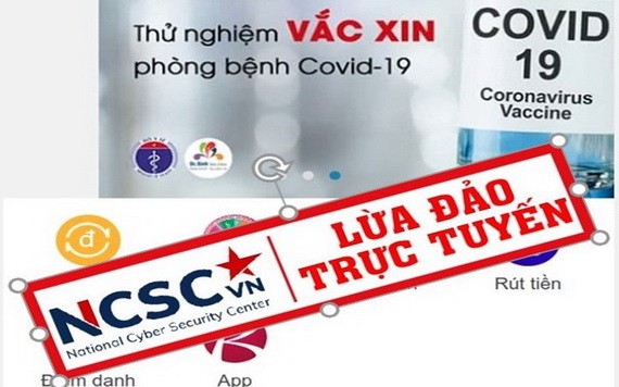 冒充衛生組織傳播的疫苗試驗詐騙資訊。(圖源:NCSC)