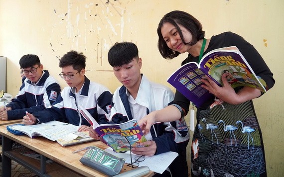 第一外語學科成為三至十二年級的強制學科。(圖源:光福)