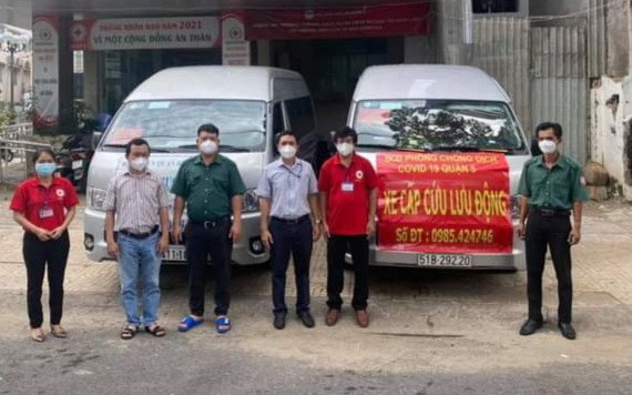 第五郡急救流動隊投入活動 