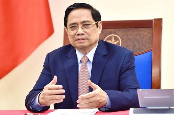政府總理范明政。(圖源: 日北)