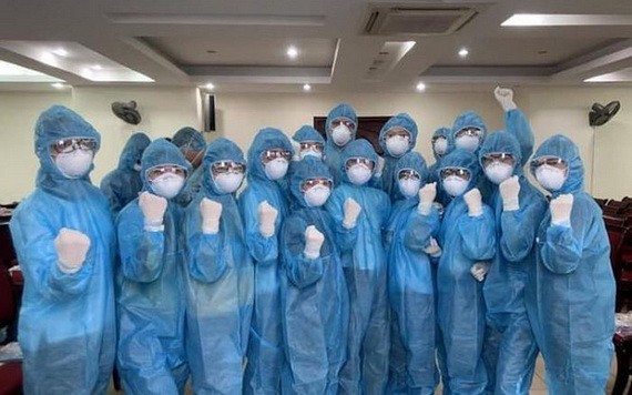 醫護隊伍以最大決心抗擊新冠疫情。（圖源：清梅）