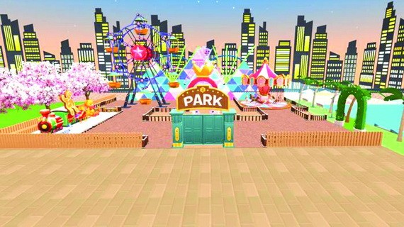 「虛擬首爾兒童大公園」截圖。(圖源:互聯網)