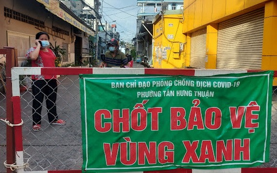 圖為第十二郡新興順坊的一個“綠區”。（圖源：VGP）