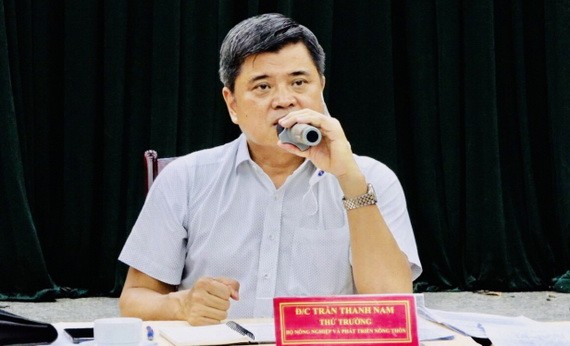 農業與農村發展部副部長陳清南在會上發言。（圖源：明創）