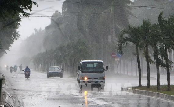 熱帶低氣壓致中部降大雨。（示意圖源：越通社）