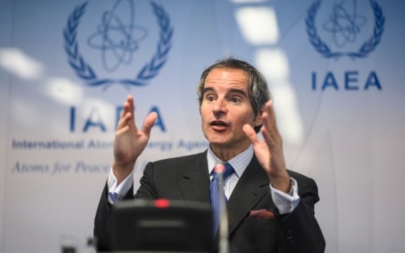格羅西表示，國際原子能機構正尋求為更多有關伊朗核計劃的外交努力鋪平道路。 （圖源：EPA）