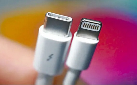 USB-C(左)與Lightning介面。(圖源:互聯網)