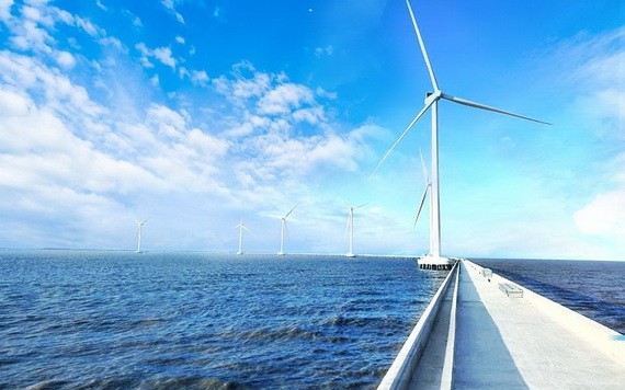 滀臻省朱洋市7號風力發電廠一景。（圖源：EVNSPC）