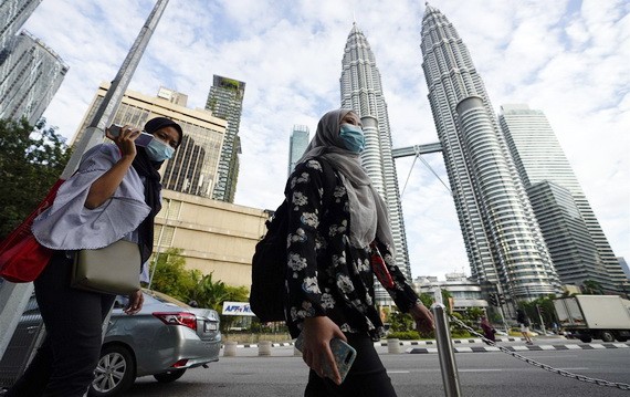 疫情期間的吉隆坡街頭。（圖源：互聯網）