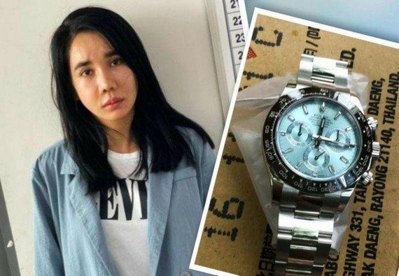 被抓獲的嫌犯呂氏英（左圖）與涉案證物。（圖源：警方提供）