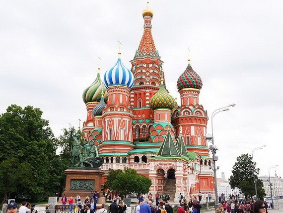 被列入聯合國教科文組織世界遺產名錄的聖巴西爾大教堂。