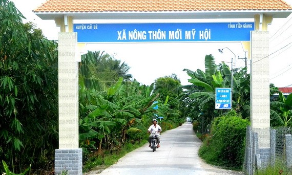 前江省丐皮縣美會鄉新農村一景。（圖源：前江信息網）