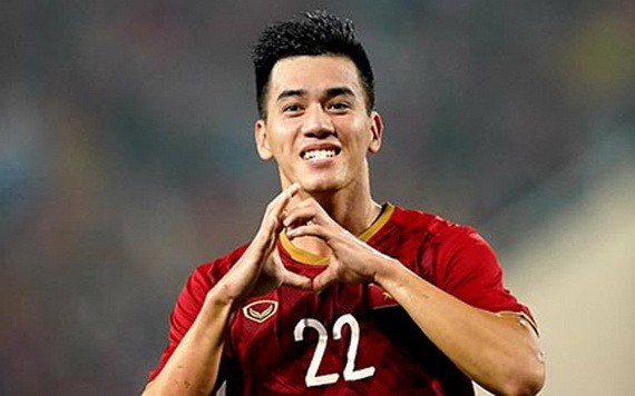 我國男足前鋒阮進靈。（圖源：互聯網） 