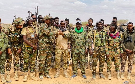 加勒穆杜格地方武裝人員。（圖源：SONNA）