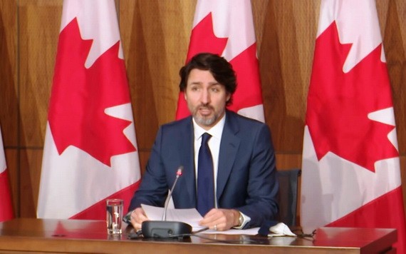 加拿大總理特魯多。（圖源：互聯網）