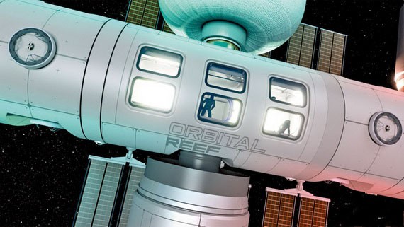 藍色起源公司25日宣佈，打算開發一個最多能容納10個人的商業空間站，爭取幾年後發射升空。（圖源：互聯網）