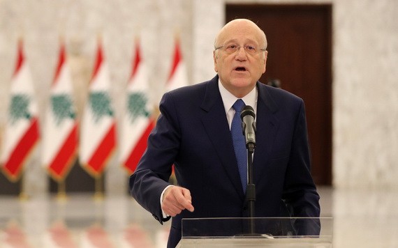 黎巴嫩總理米卡提。（圖源：新華社）