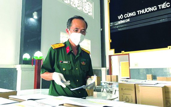 市司令部繼續負責移交骨灰