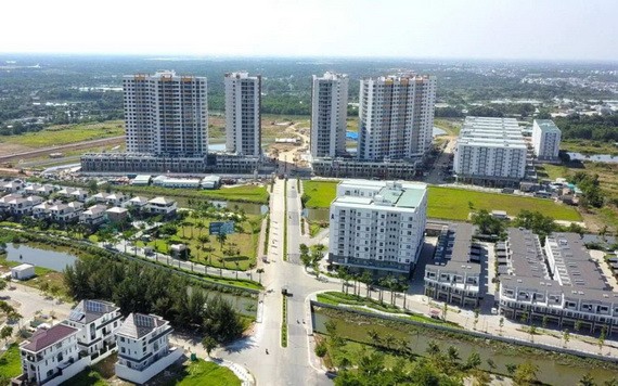 圖為平政縣的一個現代住宅社區。（圖源：秋莊）