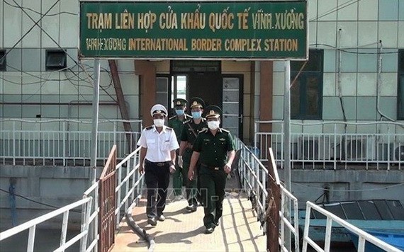 永昌國際口岸聯合站一景。（圖源：越通社）