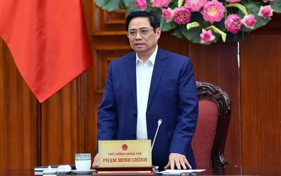 政府總理范明政主持會議。(圖源:越通社)