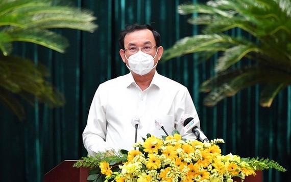 市委書記阮文年在會議上致閉幕詞。（圖源：越勇）