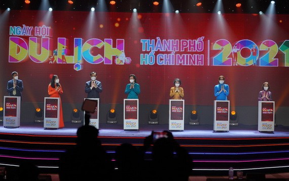 2021年第17次市旅遊節開幕式現場。(圖:范阮)