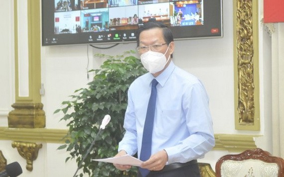 市人委會主席潘文邁在研討會上發言。（圖：高升）