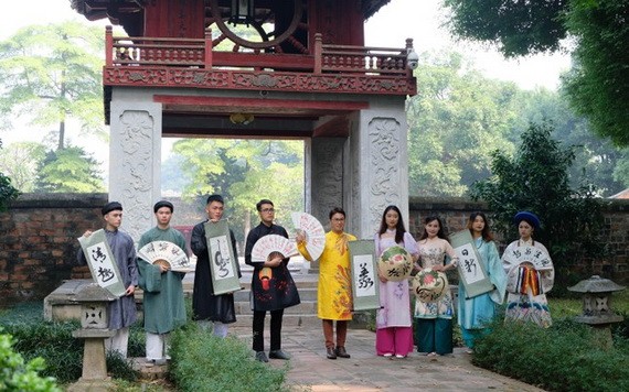 《古法新書》節目在文廟國子監錄影。