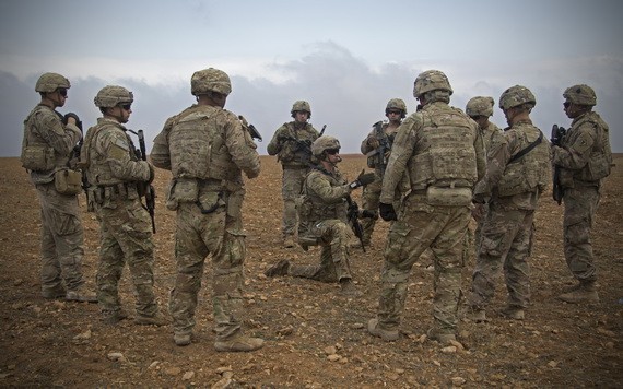 美軍士兵。（圖：AP）