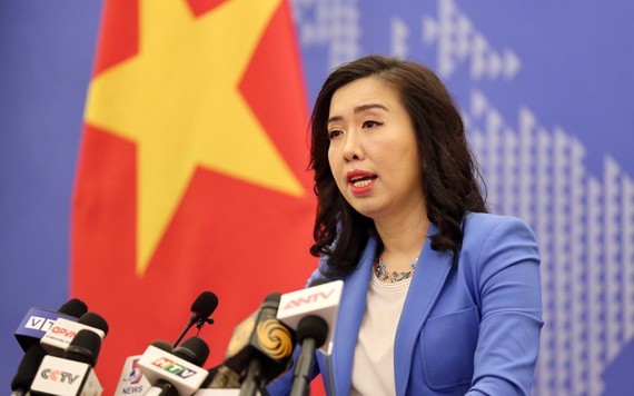 外交部發言人黎氏秋姮。（圖：明校）