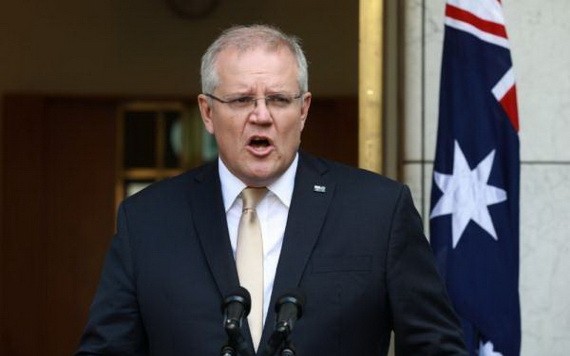 澳大利亞總理斯科特‧莫里森。（圖：互聯網）