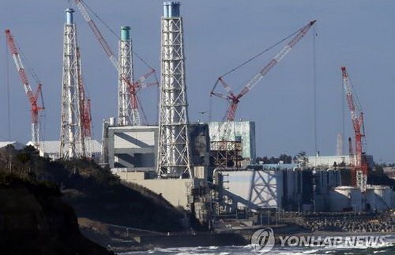 福島第一核電站。（圖：韓聯社）