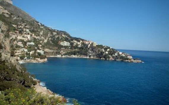 法國里維埃拉美景。