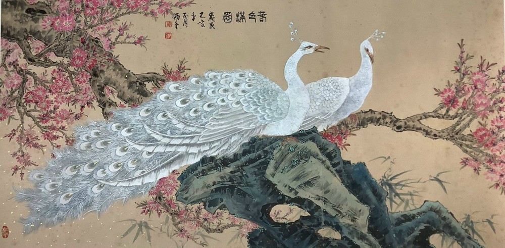 春色滿園   李炳全畫