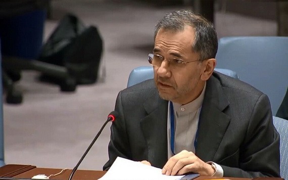 伊朗常駐聯合國代表馬吉德‧塔赫特-拉萬希。（圖：互聯網）