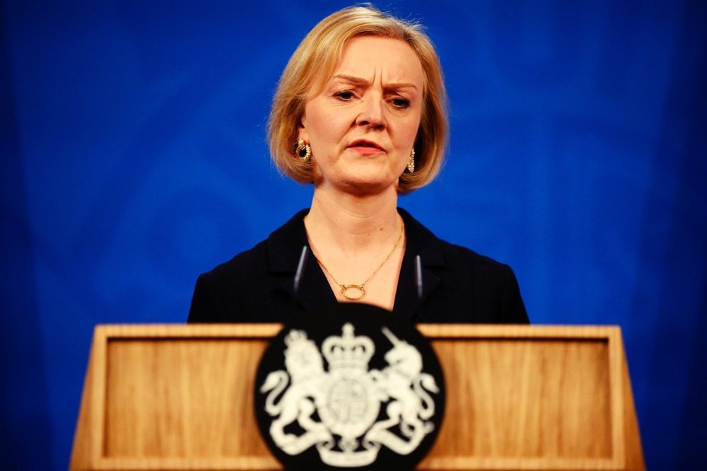 英國首相特拉斯。(圖:互聯網)
