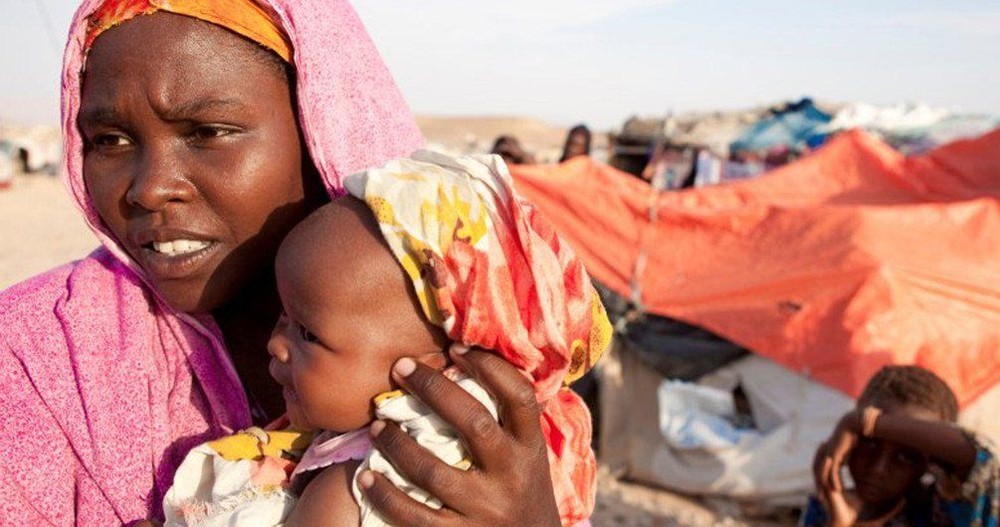 索馬里日益嚴重的干旱促使人們遷移--這不僅破壞了糧食安全，還使婦女容易受到性剝削。（圖：聯合國）