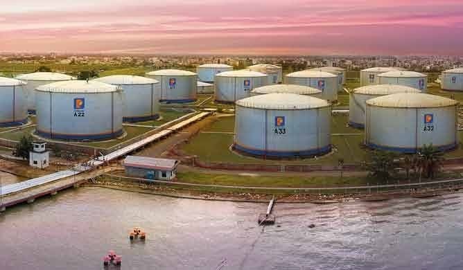 圖為 Petrolimex 的儲油庫一隅。(圖:Petrolimex)