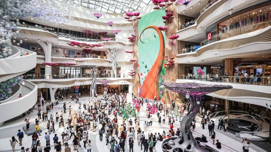 中免集團海口國際免稅城10月28日開業。（圖：互聯網）