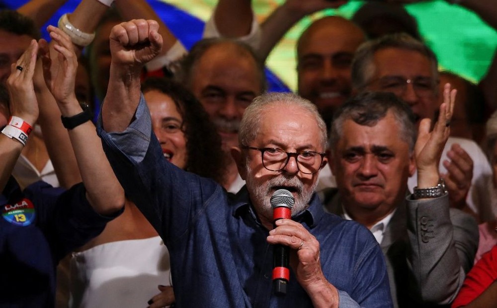盧拉當選巴西下任總統，承諾團結國家。（圖：路透社）