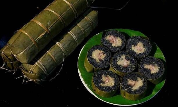 老街省北河縣黑粽子。