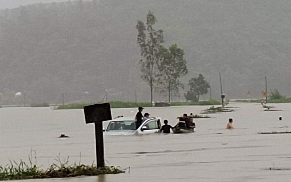 洪雨致富安省多地水淹