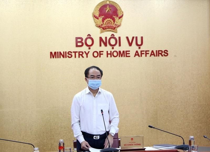 內務部副部長武戰勝在會談上發言。（圖：玲阮）