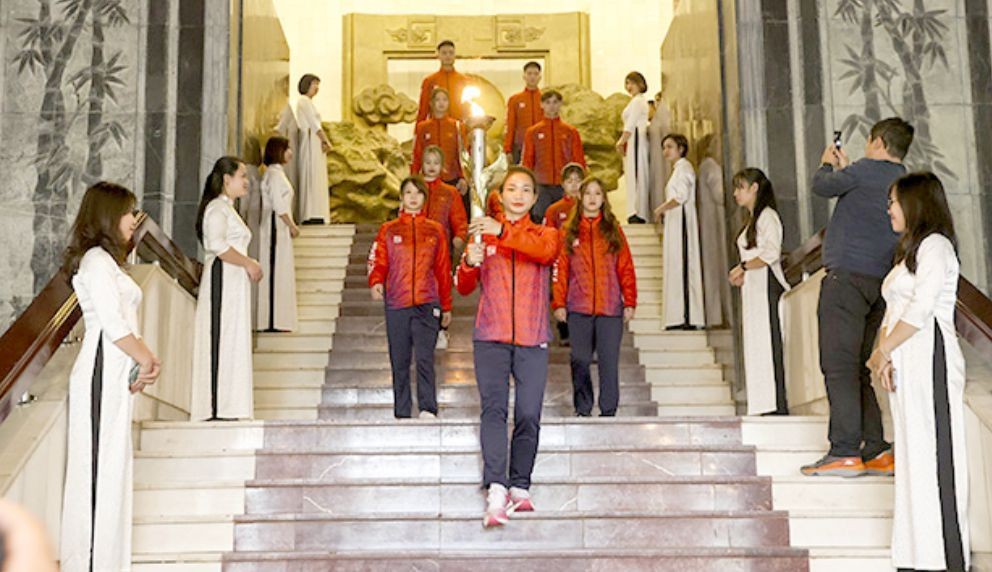 全國運動大會祈求聖火儀式舉行