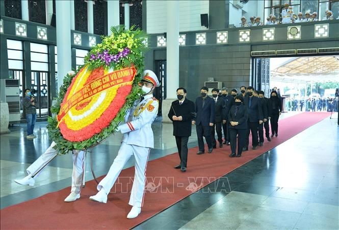 追悼儀式現場。(圖:越通社)