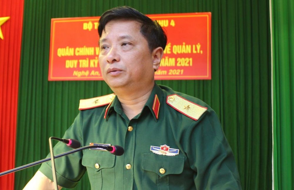 何壽平少將出任國防部第四軍區司令。（圖：第四軍區報）