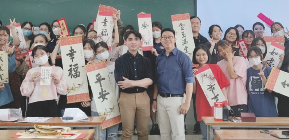 大學生迎春書法交流會