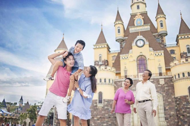 同家人旅遊倍感溫馨。