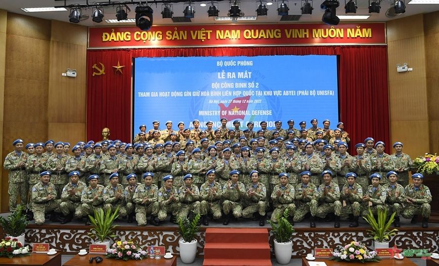 聯合國蘇丹阿卜耶伊維和特派團2號工兵隊大合照。(圖:俊輝)